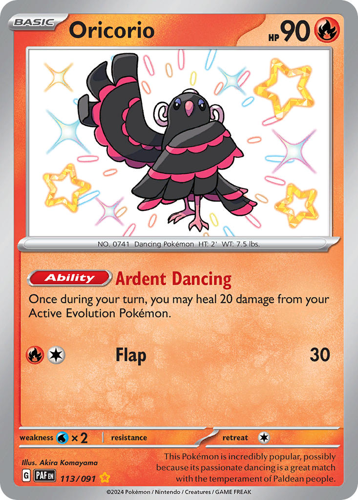 Oricorio-113-Paldean Fates