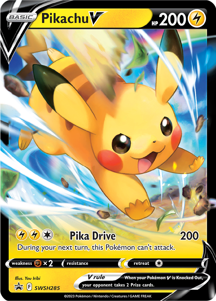 Pikachu V-SWSH285-promo