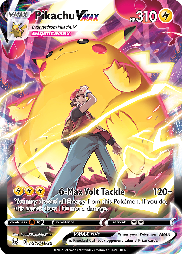 Pikachu VMAX-TG17-lost-origin-swsh