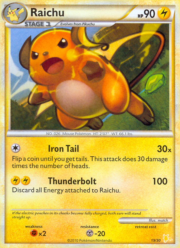 Raichu-19-HGSS Trainer Kit Raichu