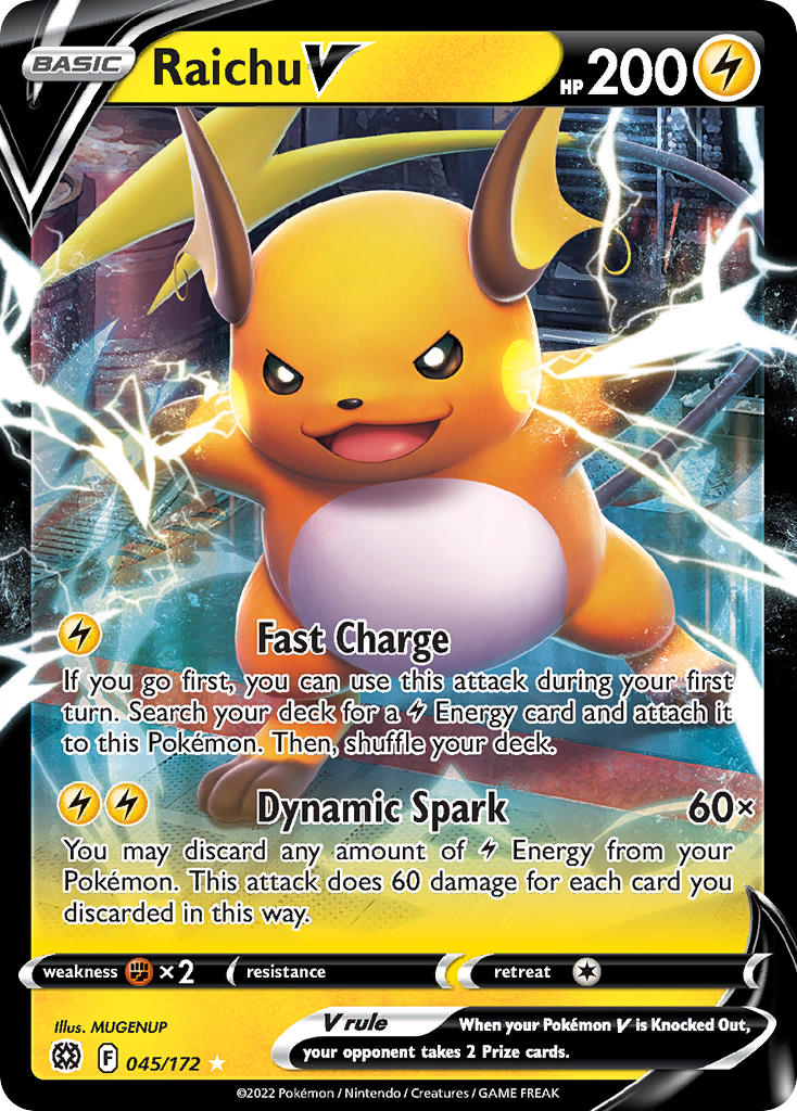 Raichu V-045-Brilliant Stars