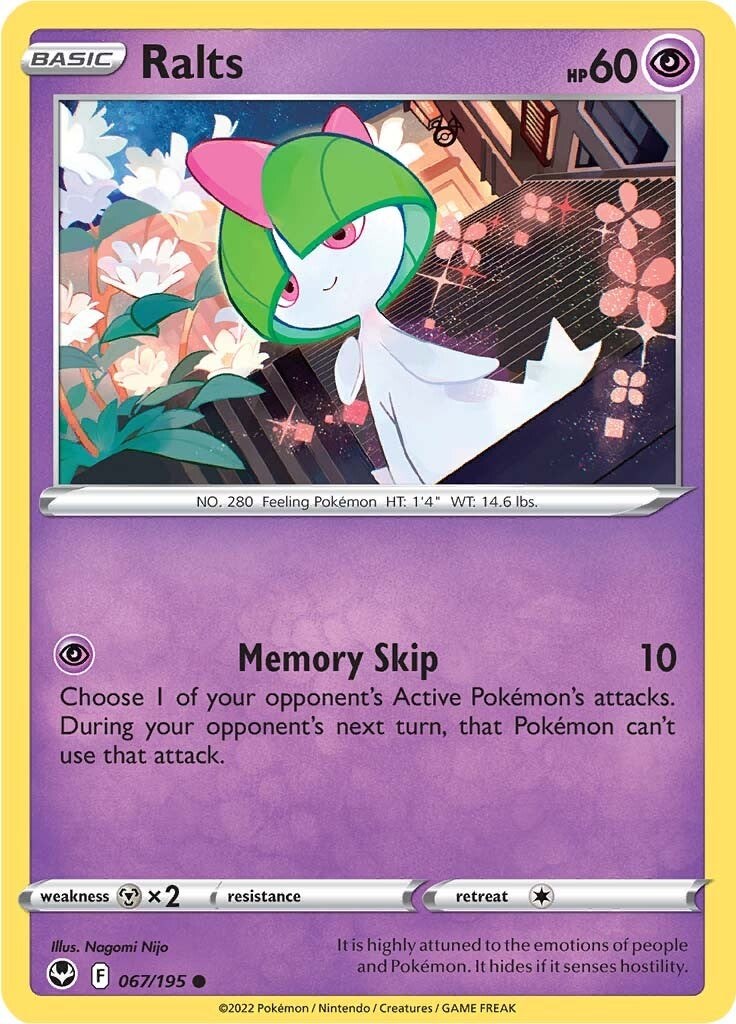 Ralts-silver-tempest-SWSH-067/195