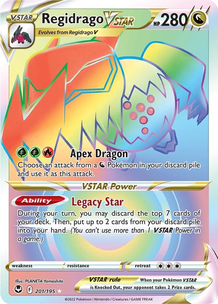 Regidrago VSTAR (Secret)-silver-tempest-SWSH-201/195