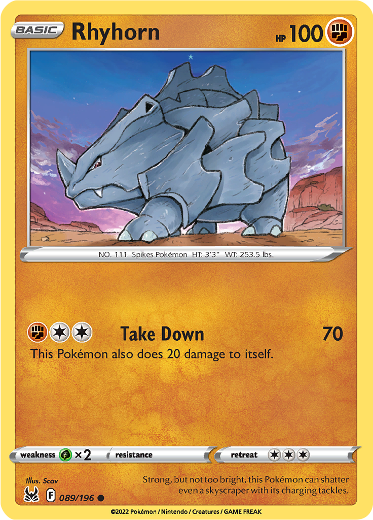 Rhyhorn-089-lost-origin-swsh