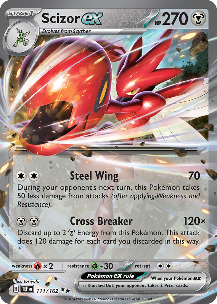 Scizor ex-111-Temporal Forces