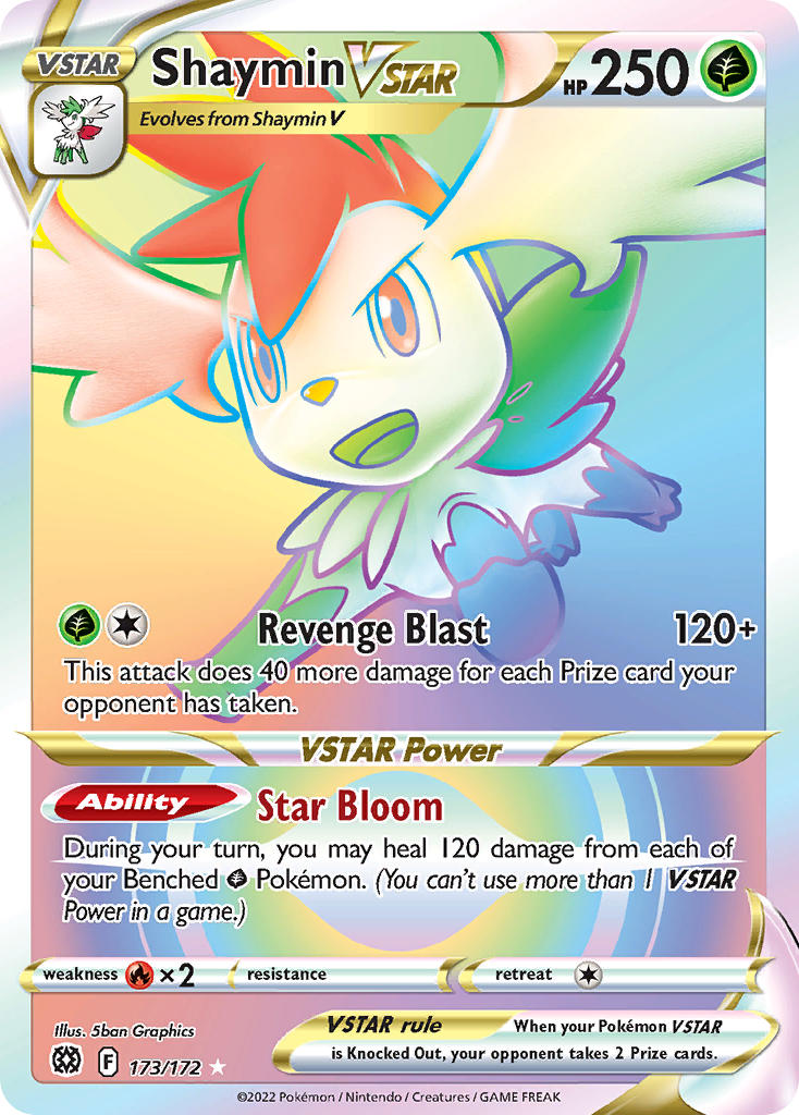 Shaymin VSTAR-173-Brilliant Stars