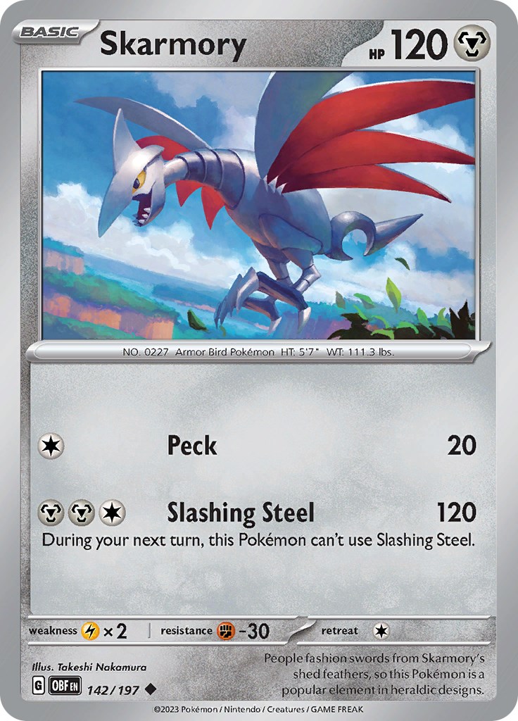 Skarmory-142-obsidian-flames