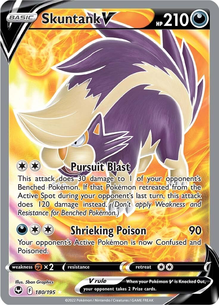 Skuntank V (Full Art)-silver-tempest-SWSH-180/195