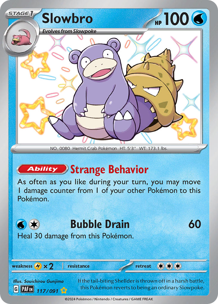 Slowbro-117-Paldean Fates