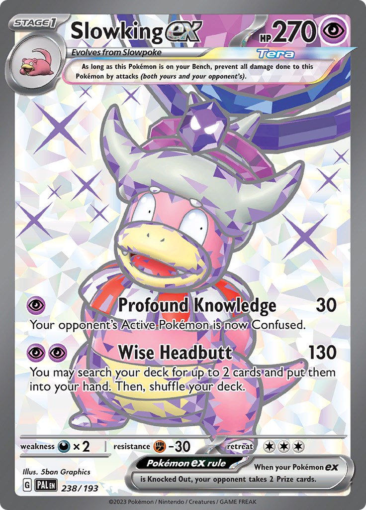 Slowking ex-238-paldea-evolved