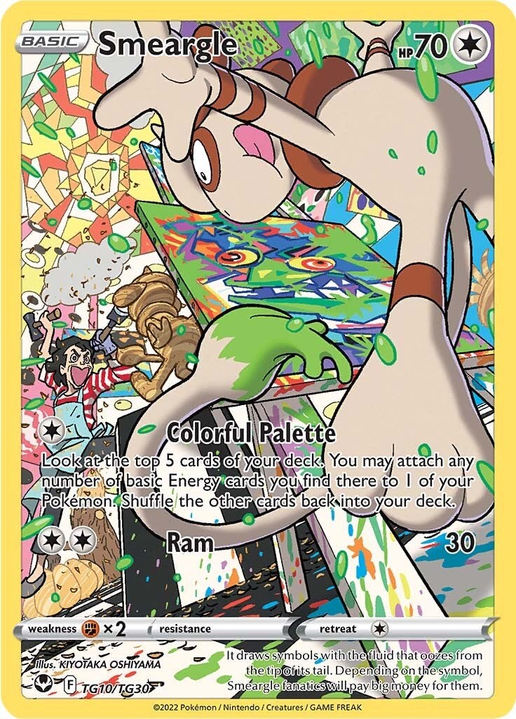 Smeargle-silver-tempest-SWSH-TG10/TG30