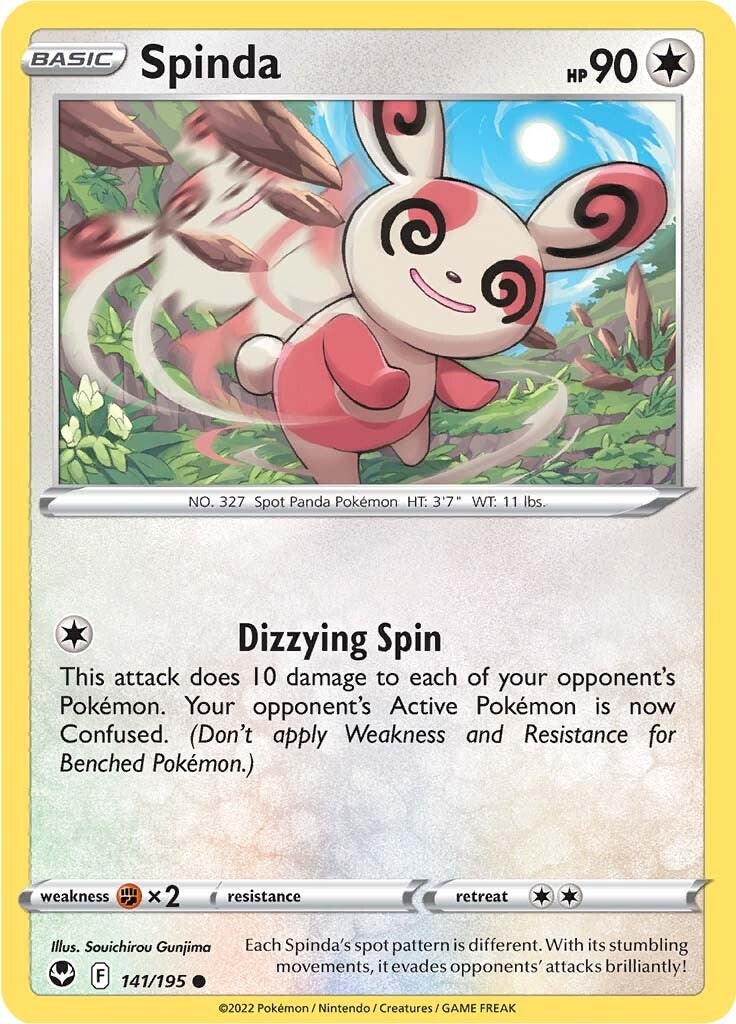 Spinda-silver-tempest-SWSH-141/195