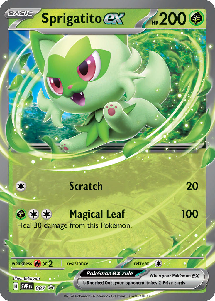 Sprigatito ex-087-Scarlet & Violet Promos