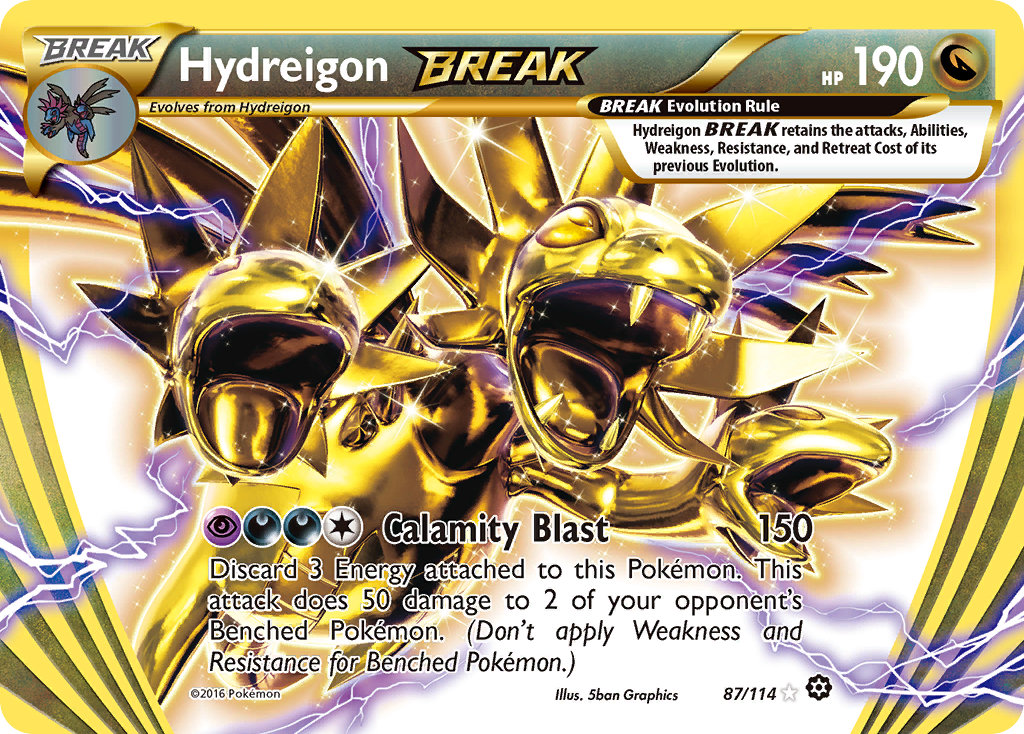 Check de actuele waarde van je Hydreigon BREAK 87/114 kaart de Steam set.