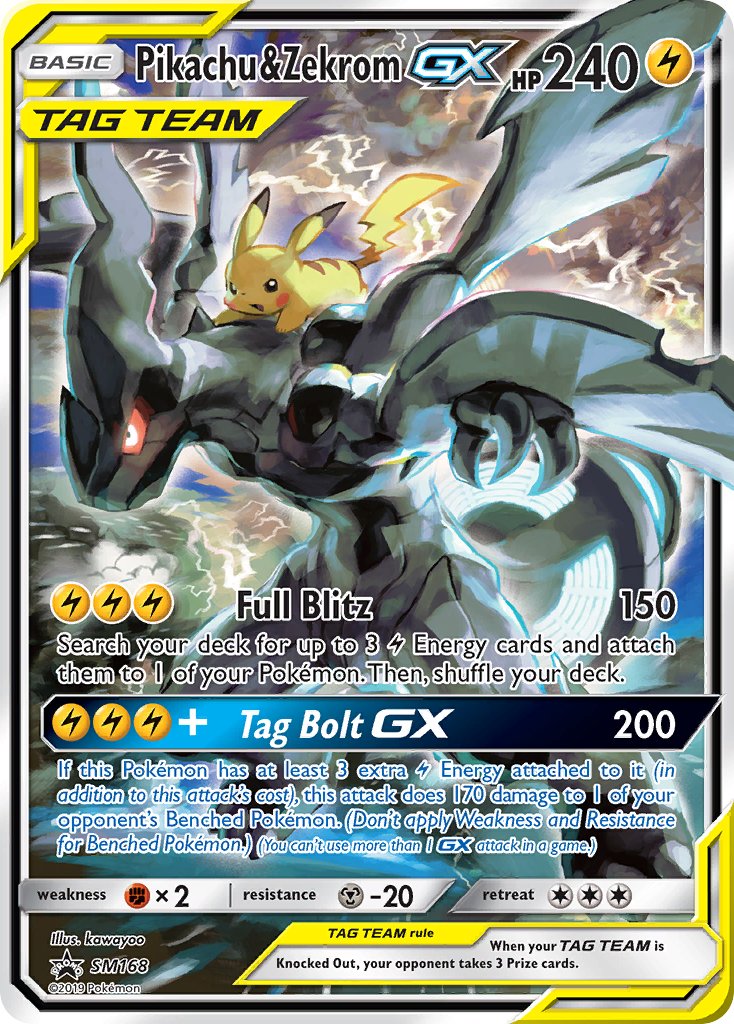 Pikachu & Zekrom-GX