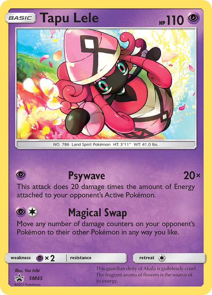 Tapu Lele SM45 Sun Moon Promos Pokemonkaart nl Tapu Lele SM45 Sun Moon Promos Pokemonkaart nl