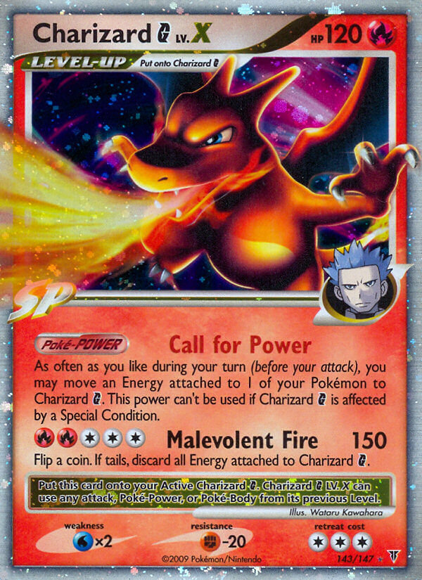 monteren sla hebben Check de actuele waarde van je Charizard G LV.X 143/147 kaart uit de  Supreme Victors set.