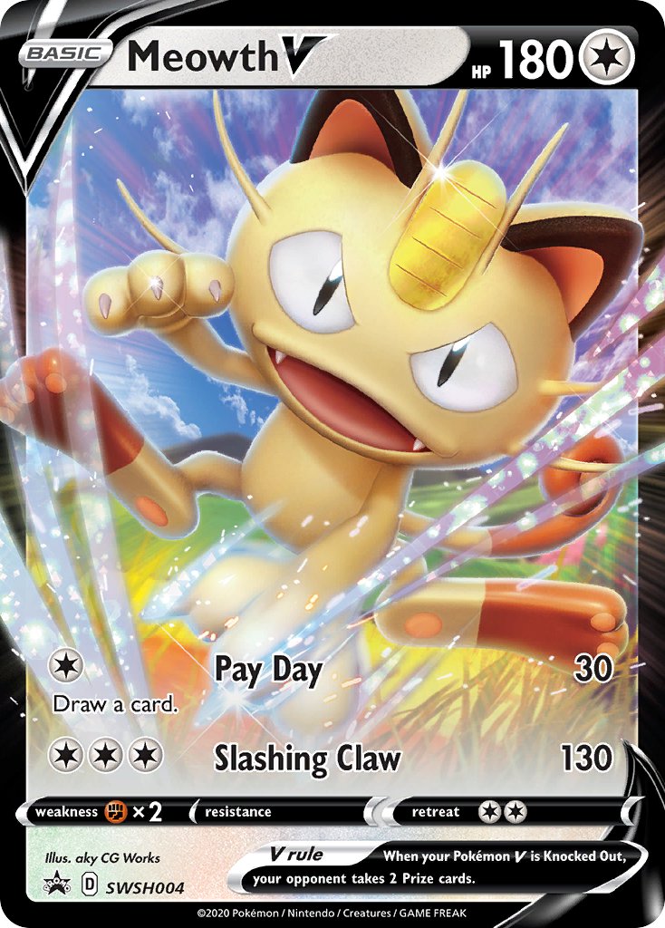 Meowth V-SWSH004