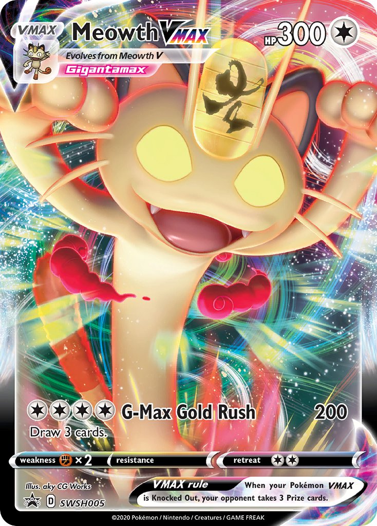 Meowth VMAX-SWSH005