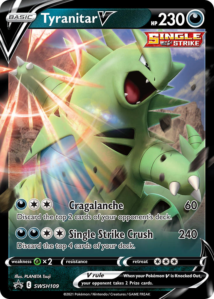 Tyranitar V-SWSH109