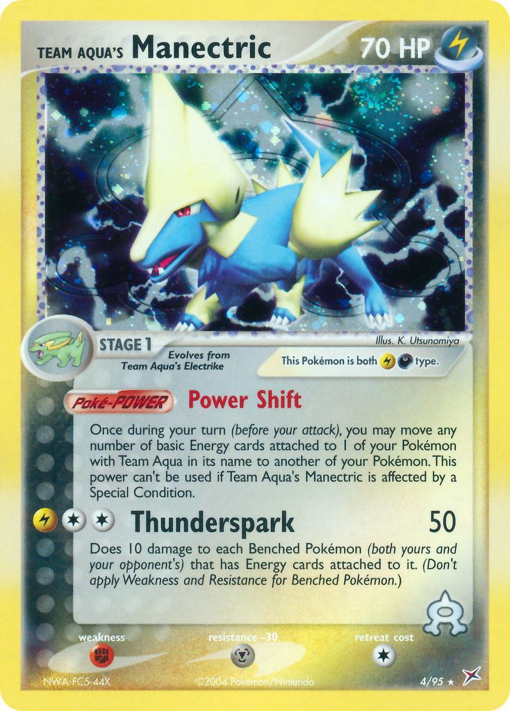 Team Aqua’s Manectric-4/95