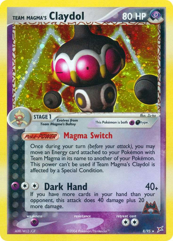 Team Magma’s Claydol-8/95