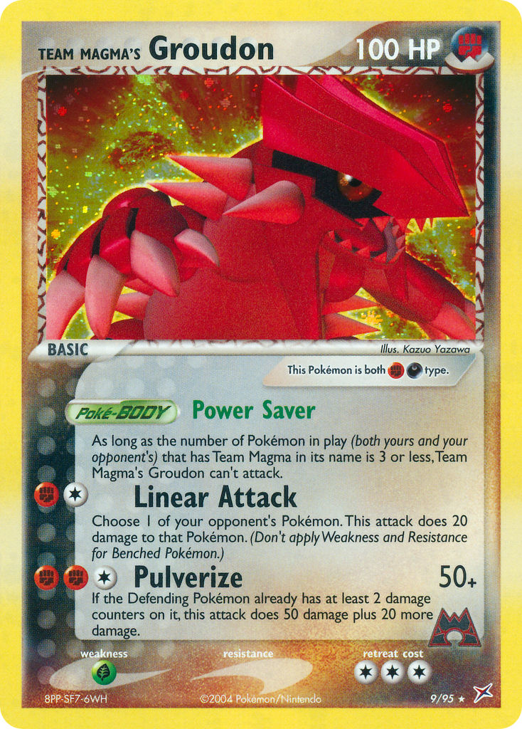 Team Magma’s Groudon-9/95