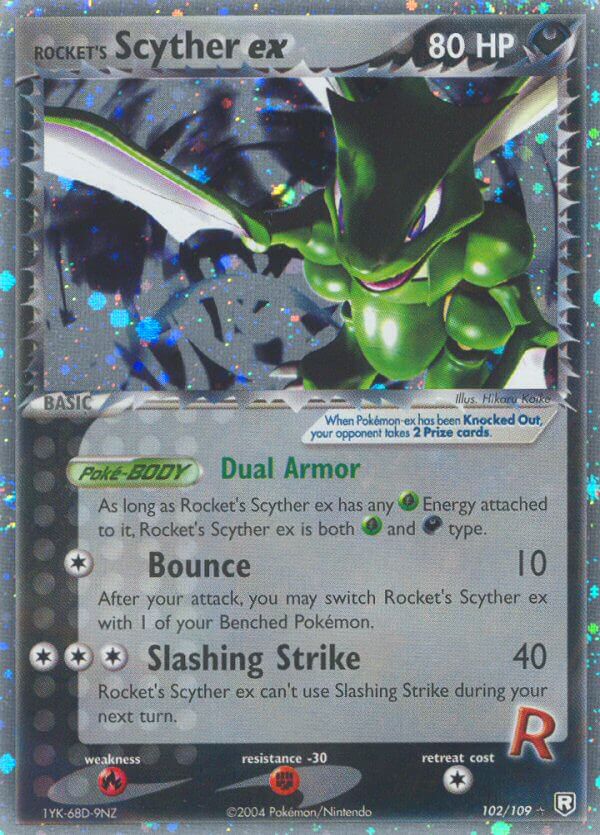 Rocket’s Scyther ex