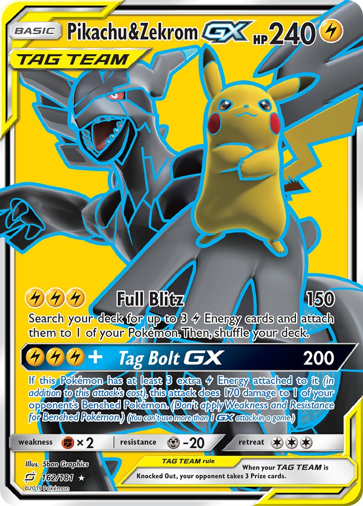 Pikachu & Zekrom-GX