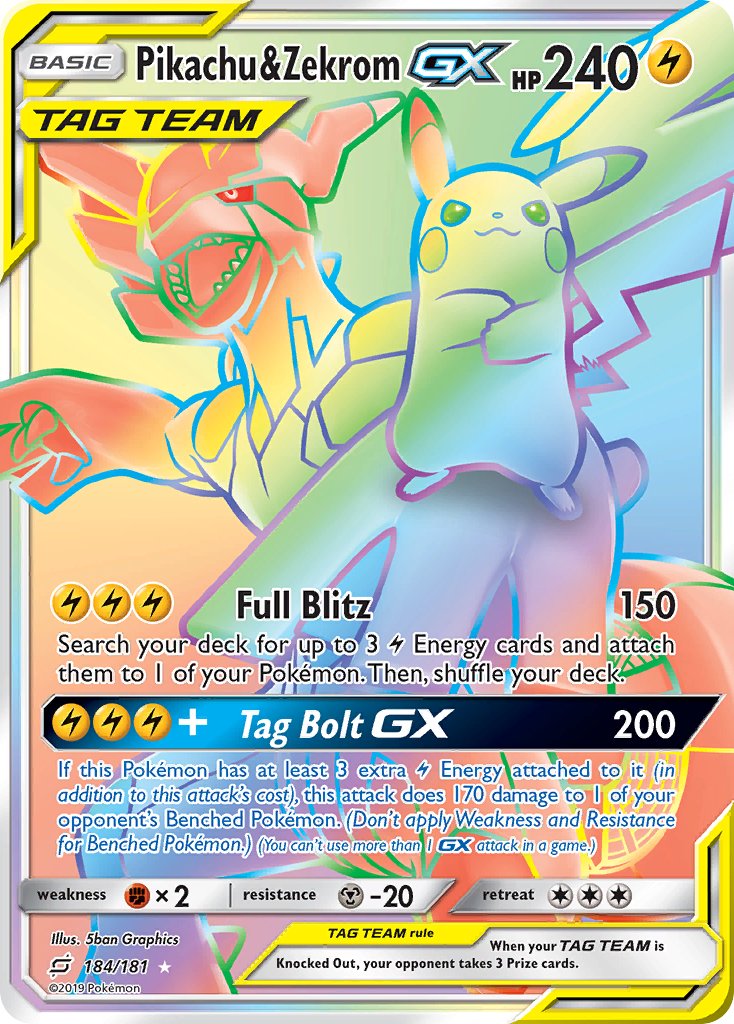 Pikachu & Zekrom-GX