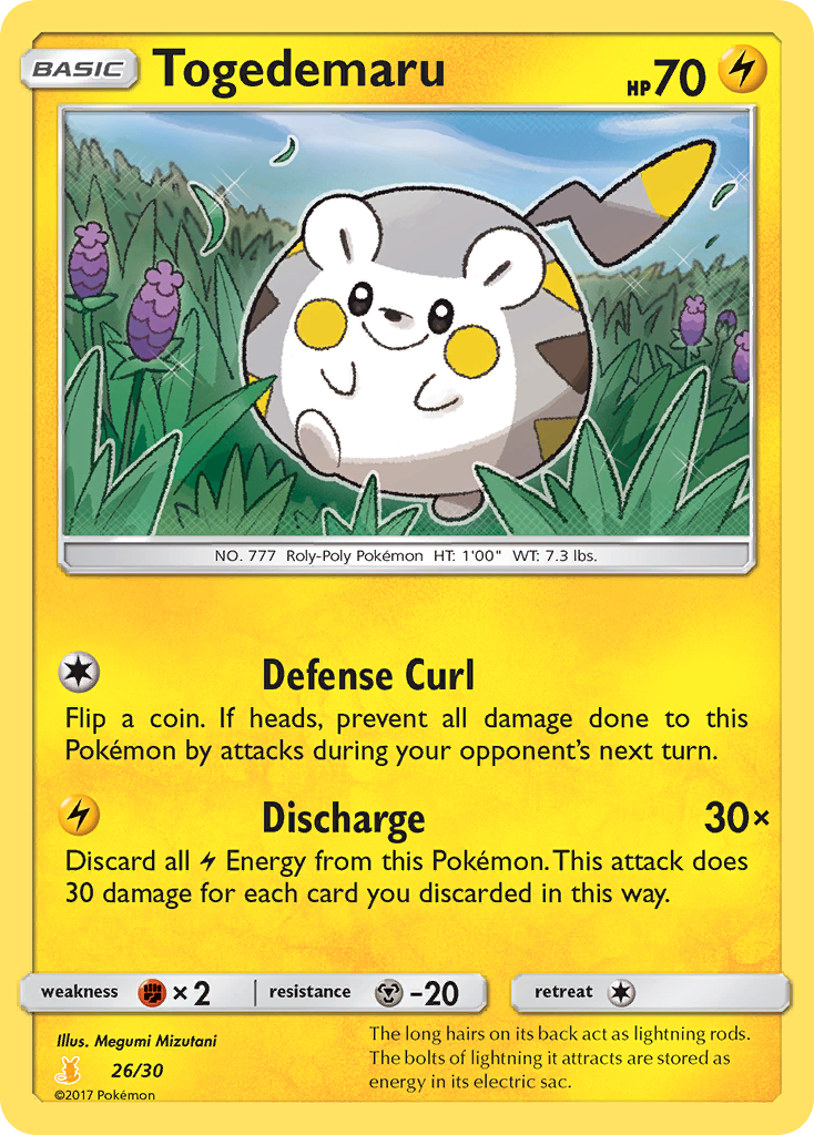 Togedemaru-26-SM Trainer Kit Alolan Raichu