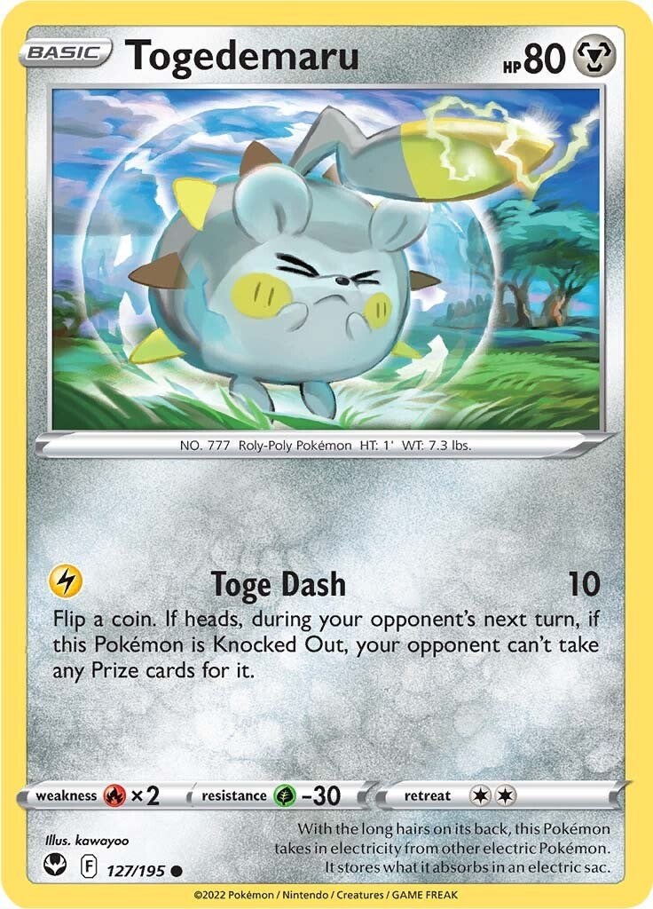 Togedemaru-silver-tempest-SWSH-127/195