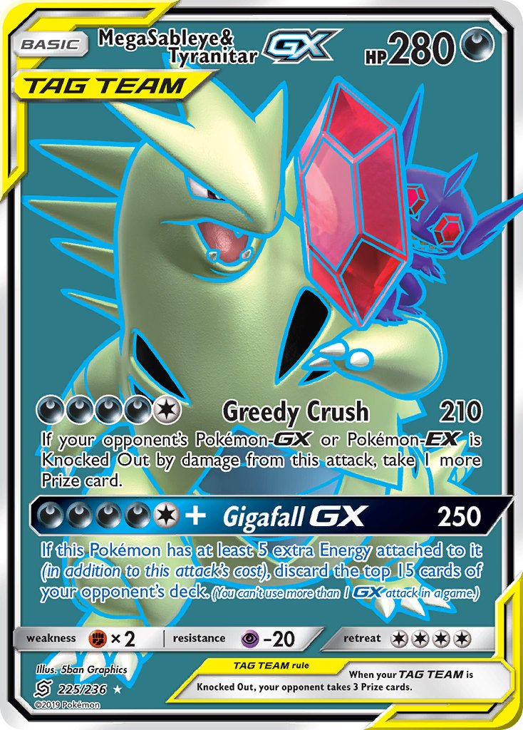 Mega Sableye & Tyranitar-GX