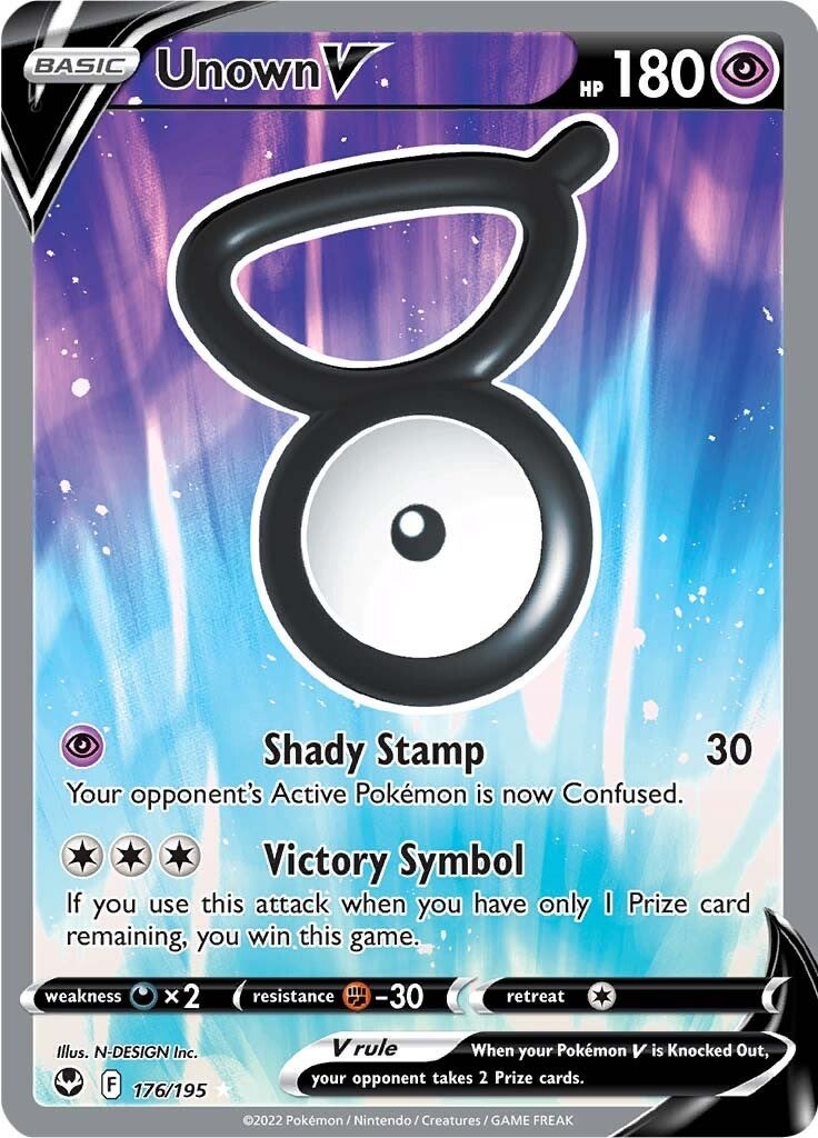 Unown V (Full Art)-silver-tempest-SWSH-176/195