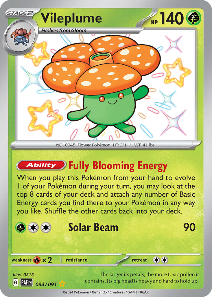 Vileplume-094-Paldean Fates