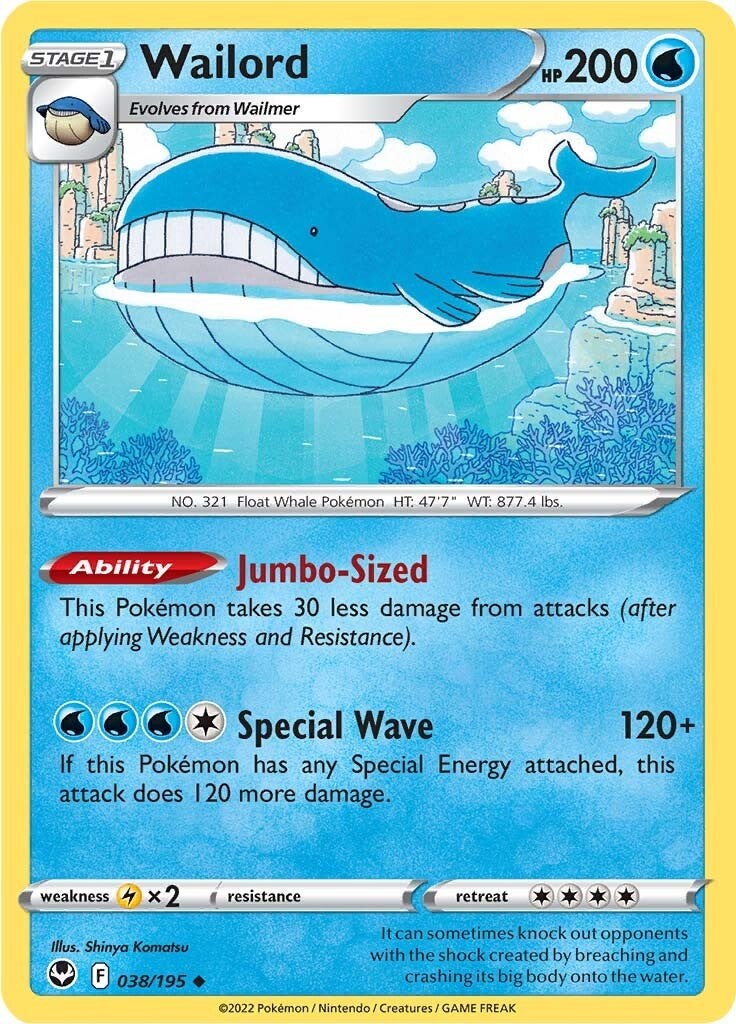 Wailord-silver-tempest-SWSH-038/195