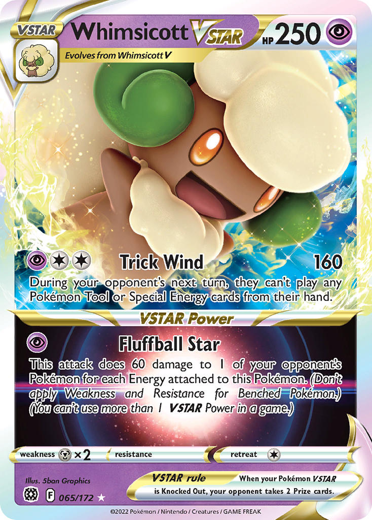 Whimsicott VSTAR-065-Brilliant Stars