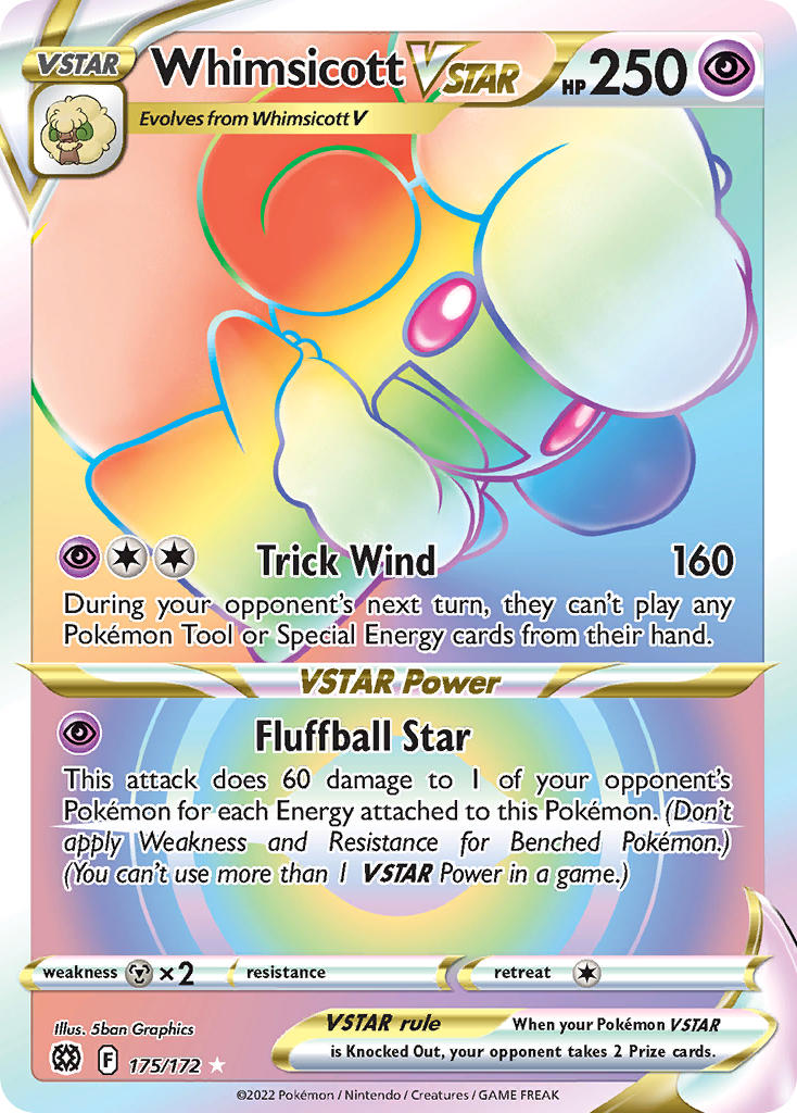 Whimsicott VSTAR-175-Brilliant Stars