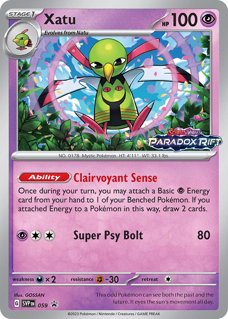 Xatu-059-Scarlet & Violet Promos