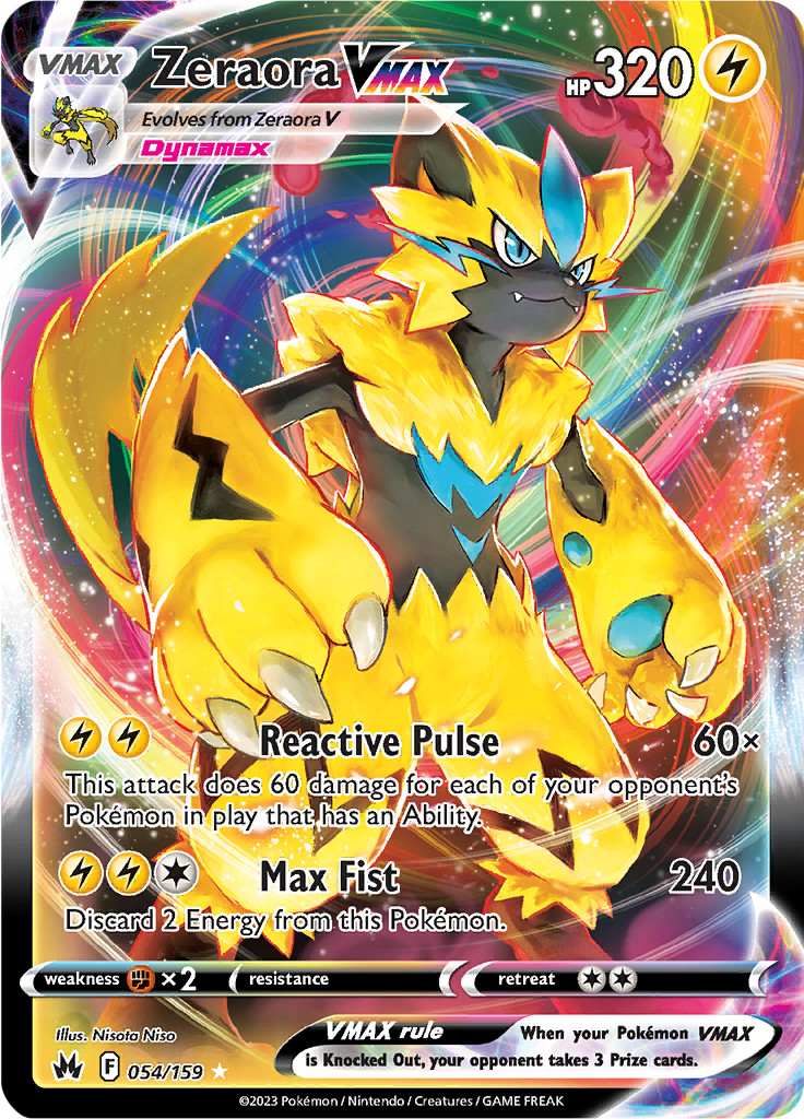 Zeraora VMAX-054-crown-zenith