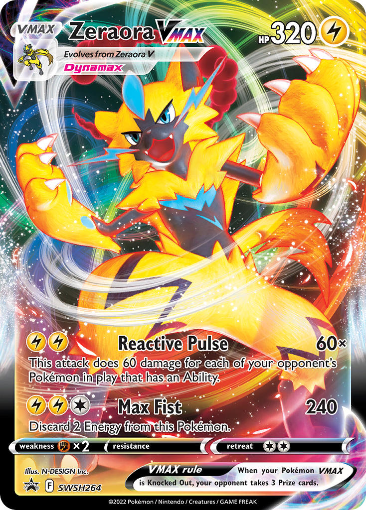 Zeraora VMAX-SWSH264-Promo-Pokemon