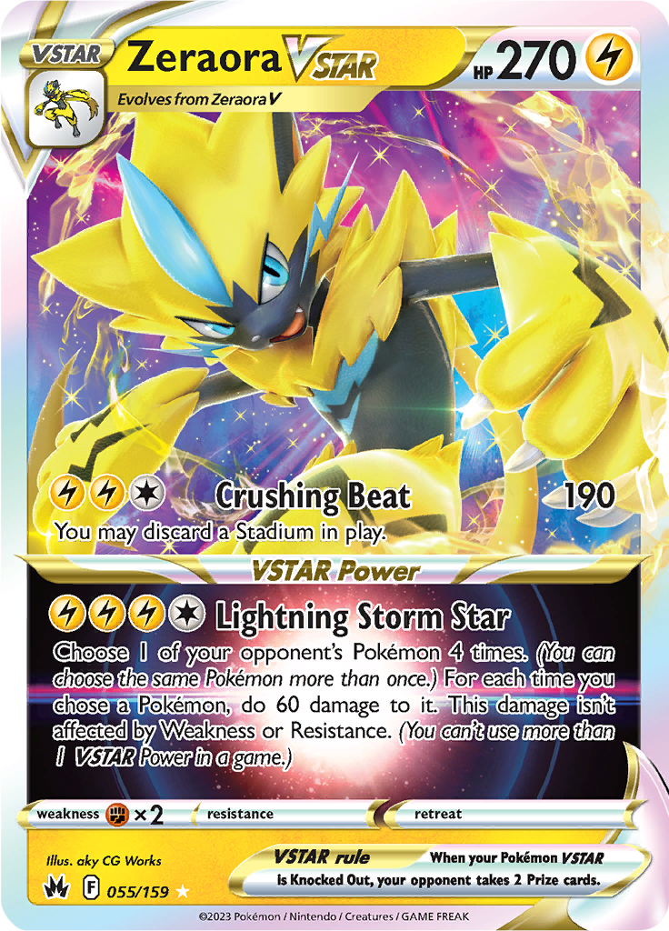 Zeraora VSTAR-055-crown-zenith