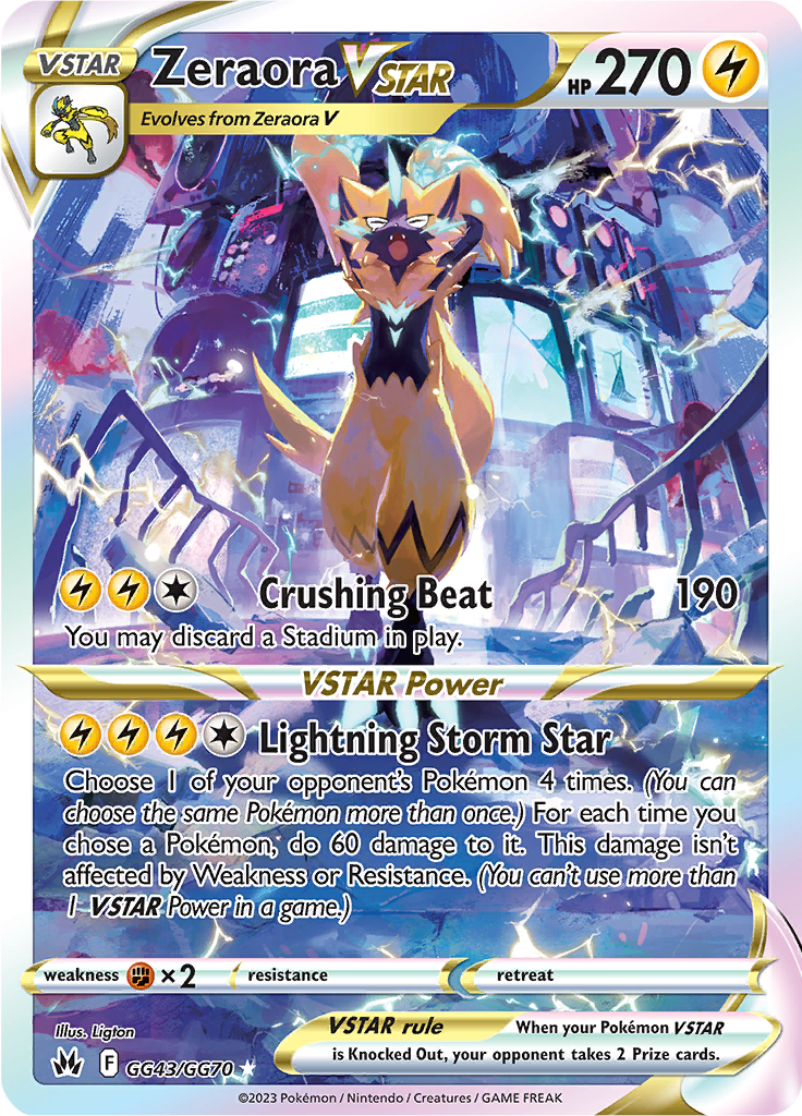 Zeraora VSTAR-GG43-crown-zenith