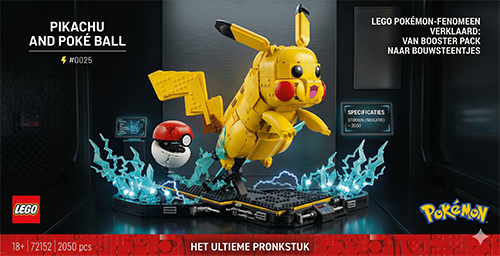 Van booster pack naar bouwsteentjes: het LEGO Pokémon-fenomeen verklaard