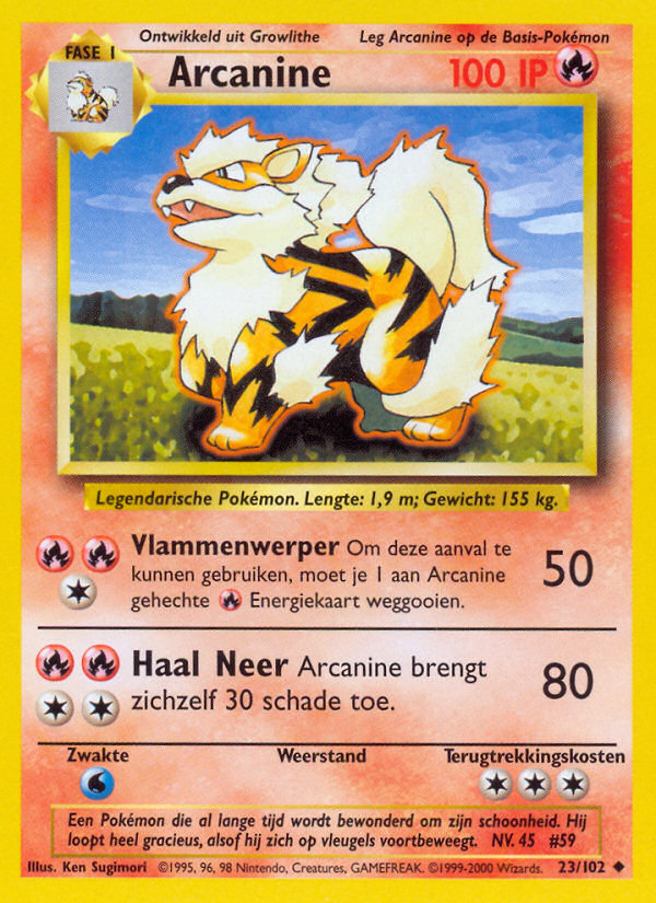 base-set-Arcanine-Nederlands