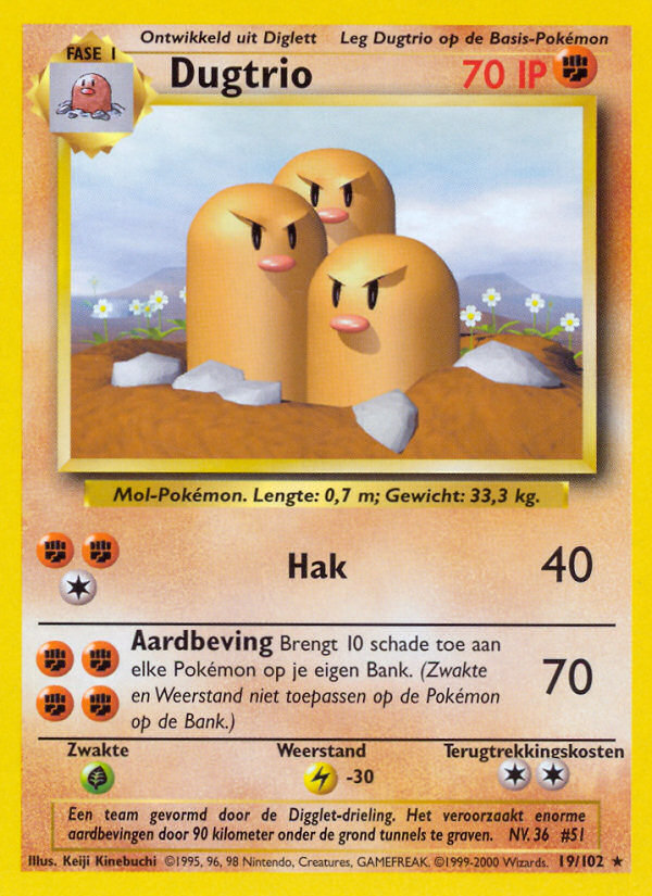 base-set-Dugtrio-Nederlands