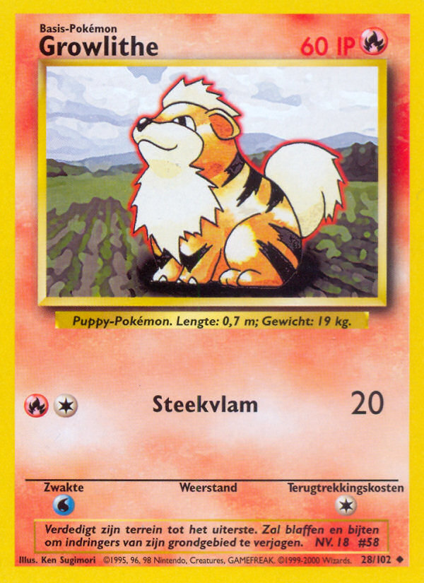 base-set-Growlithe-Nederlands