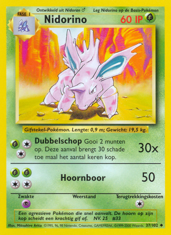 base-set-Nidorino-Nederlands