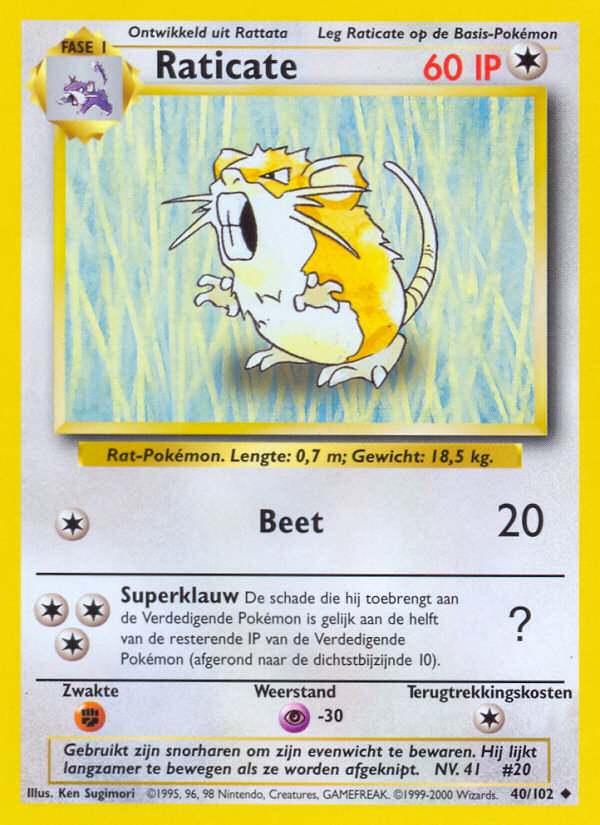 base-set-Raticate-Nederlands