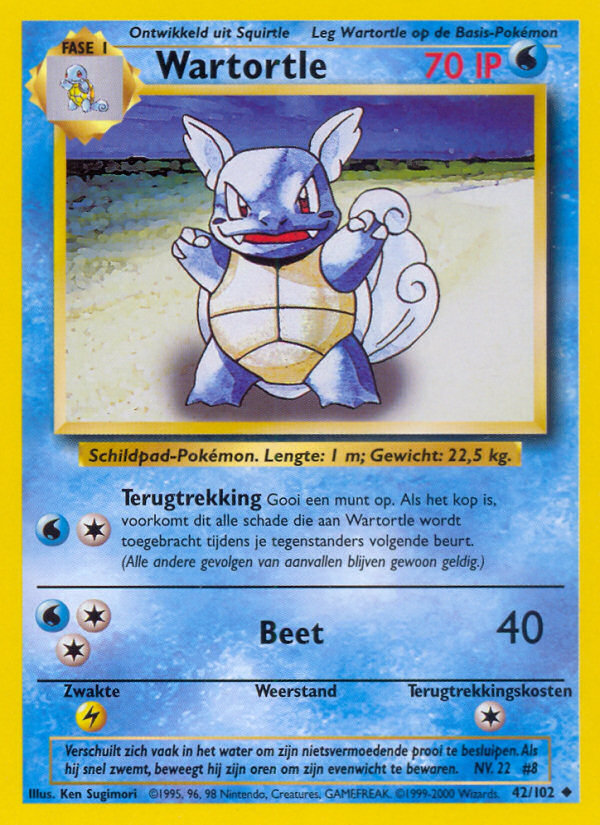 base-set-Wartortle-Nederlands